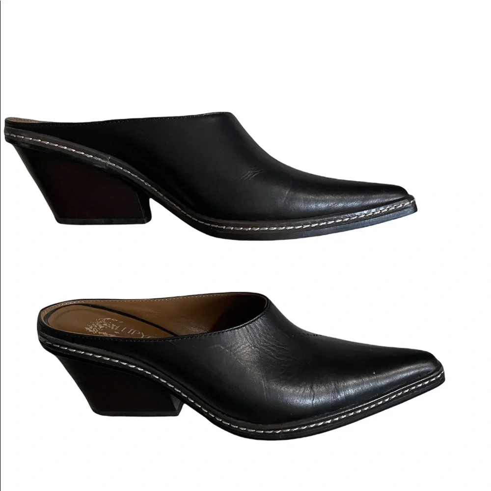CALLIPYGIAN Opening Ceremony Leather Mule In Black - Picture 4 of 14